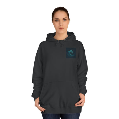 Water Element Cosmic Wave Unisex Hoodie - Elemental Flow Sweatshirt, Aquatic Energy Gift, Celestial Tide Design