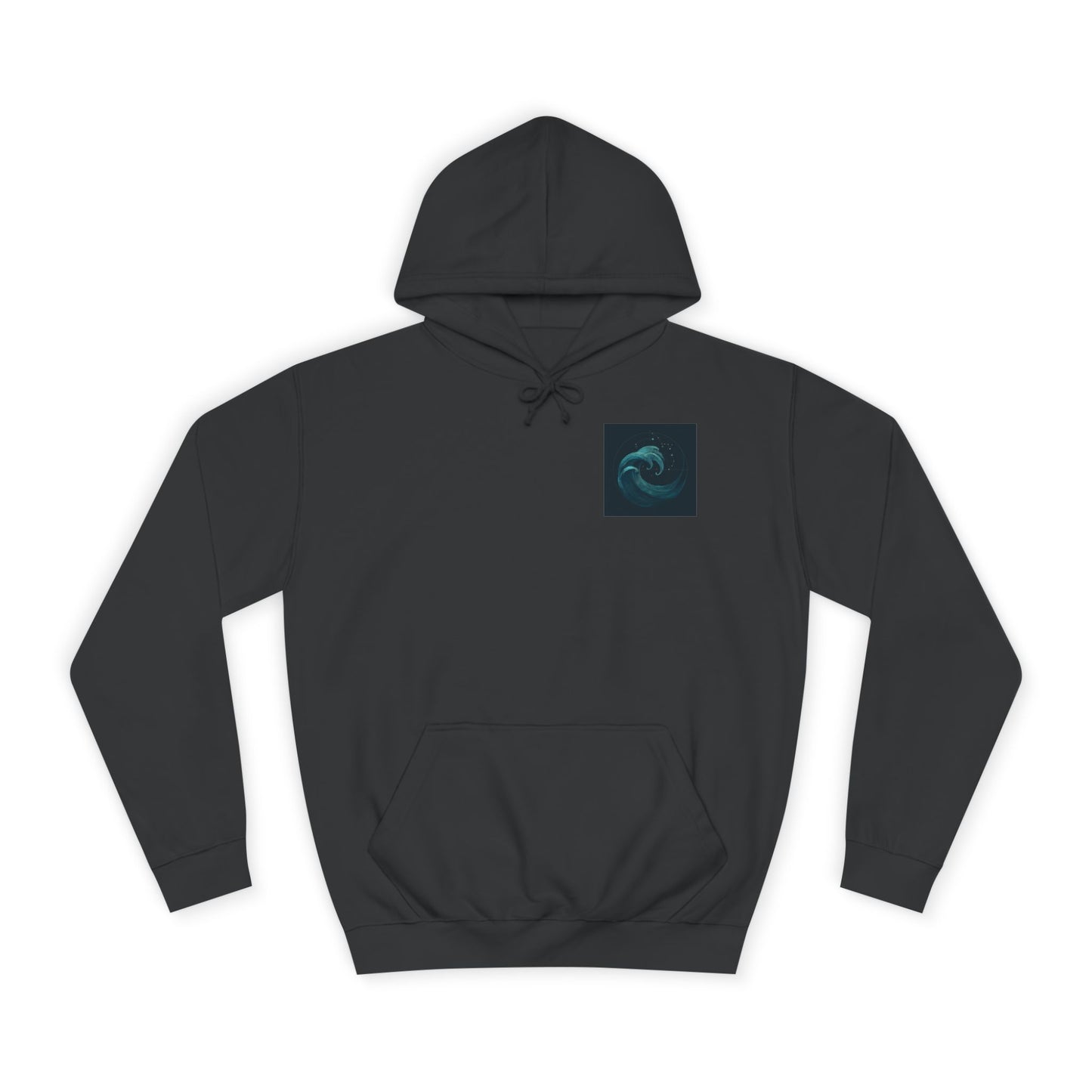 Water Element Cosmic Wave Unisex Hoodie - Elemental Flow Sweatshirt, Aquatic Energy Gift, Celestial Tide Design