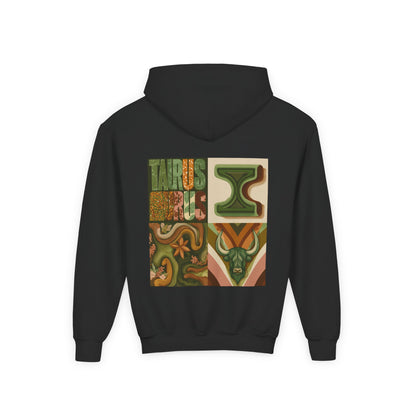 Taurus Hooded Sweatshirt | Youth Heavy Blend | Zodiac Astrology Gift, Astrology Hoodie for Kids, Taurus Apparel, Birthday Gift, [...]