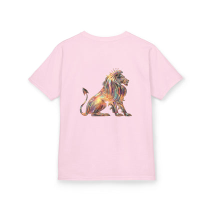 Fire Element Leo Kids Tee | ♌ Brave Heart | Psychedelic Youth Shirt