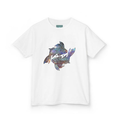 Water Element Pisces Kids Tee | ♓ Mystical Fish | Psychedelic Youth Shirt