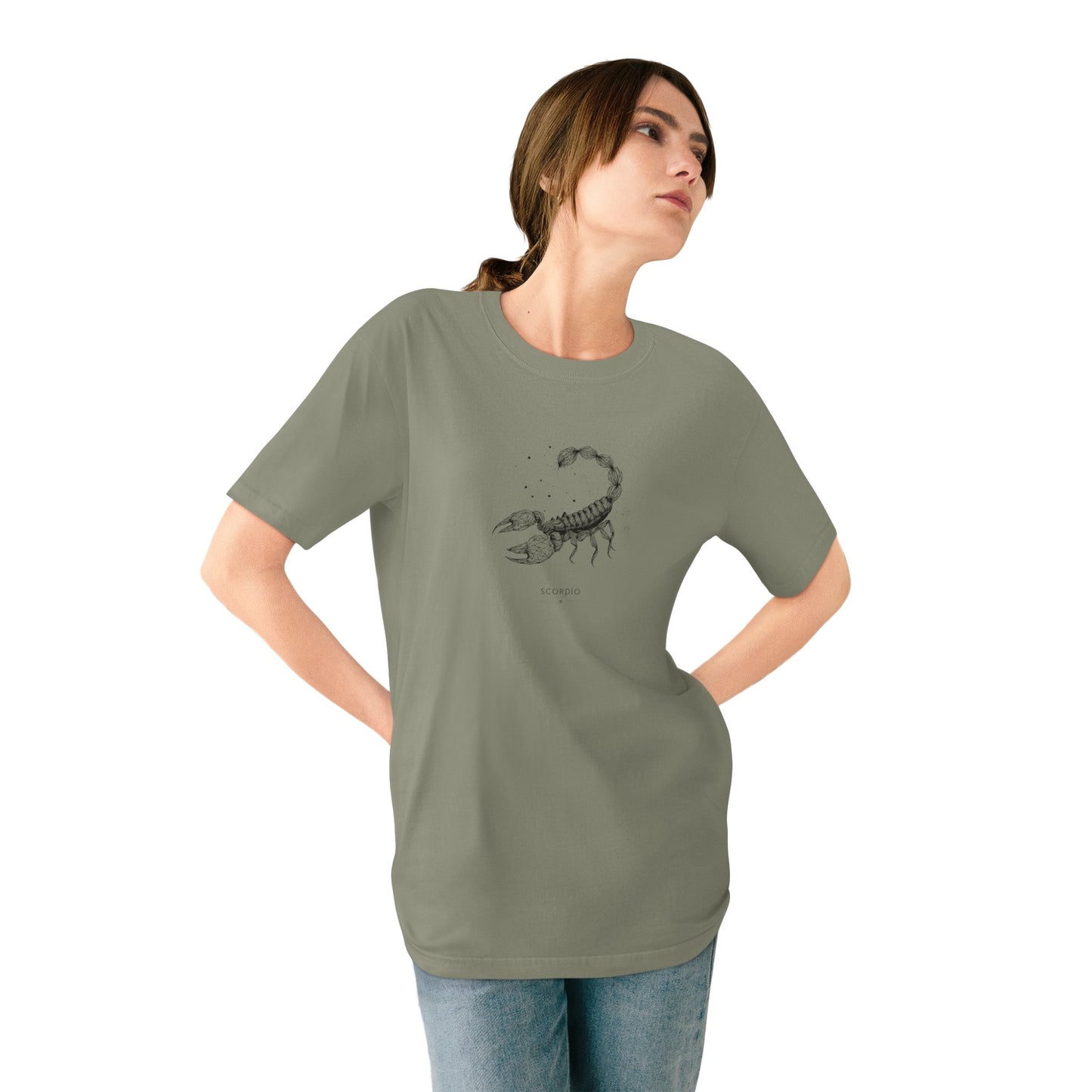 Scorpion Organic T-Shirt - Nature Lover's Apparel, Eco-Friendly Gift, Birthday Present, Casual Wear, Unique Design