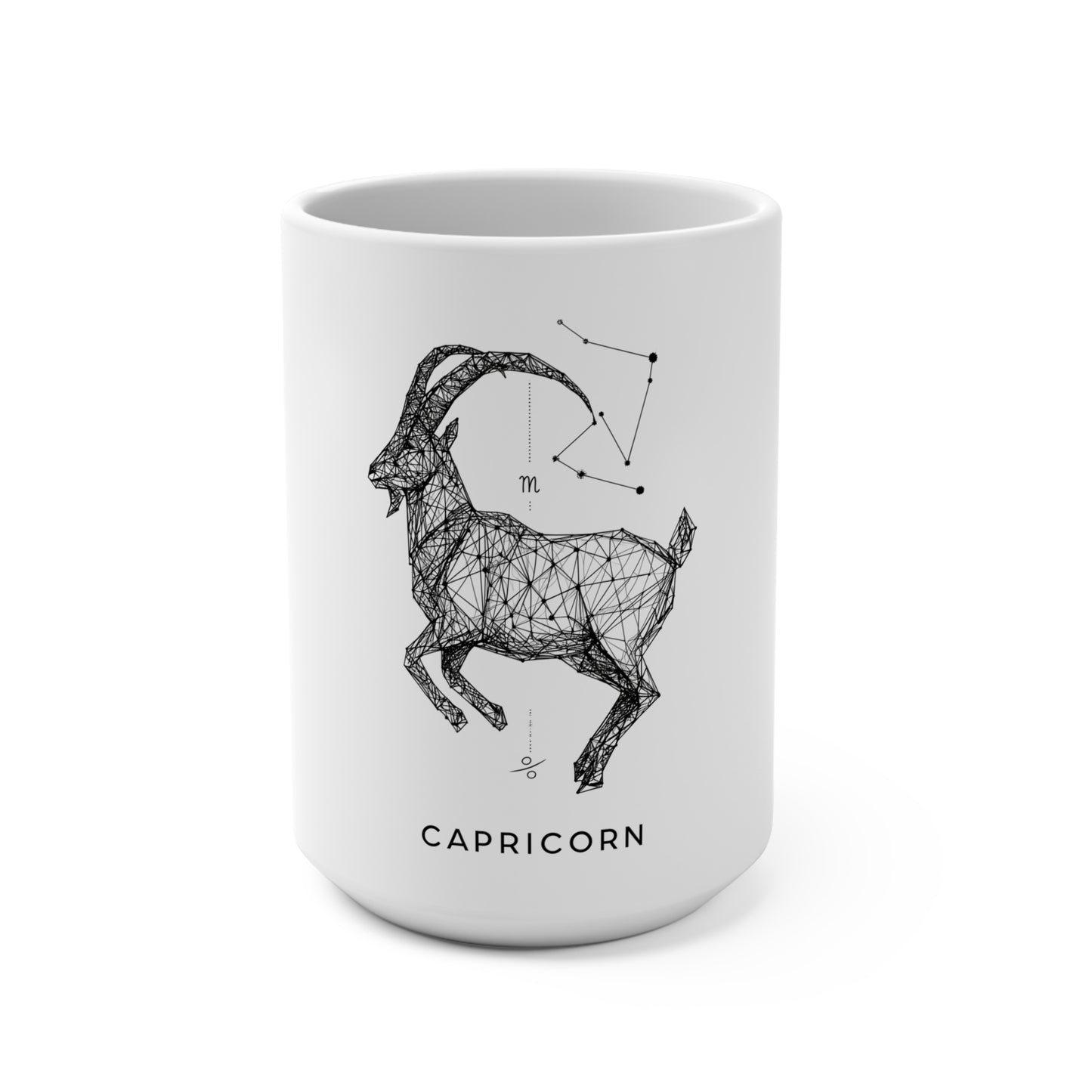 Capricorn Zodiac Mug, Astrological Coffee Cup, Horoscope Gift, Astrology Lover Mug, Zodiac Sign Drinkware, 15oz Astrology Mug