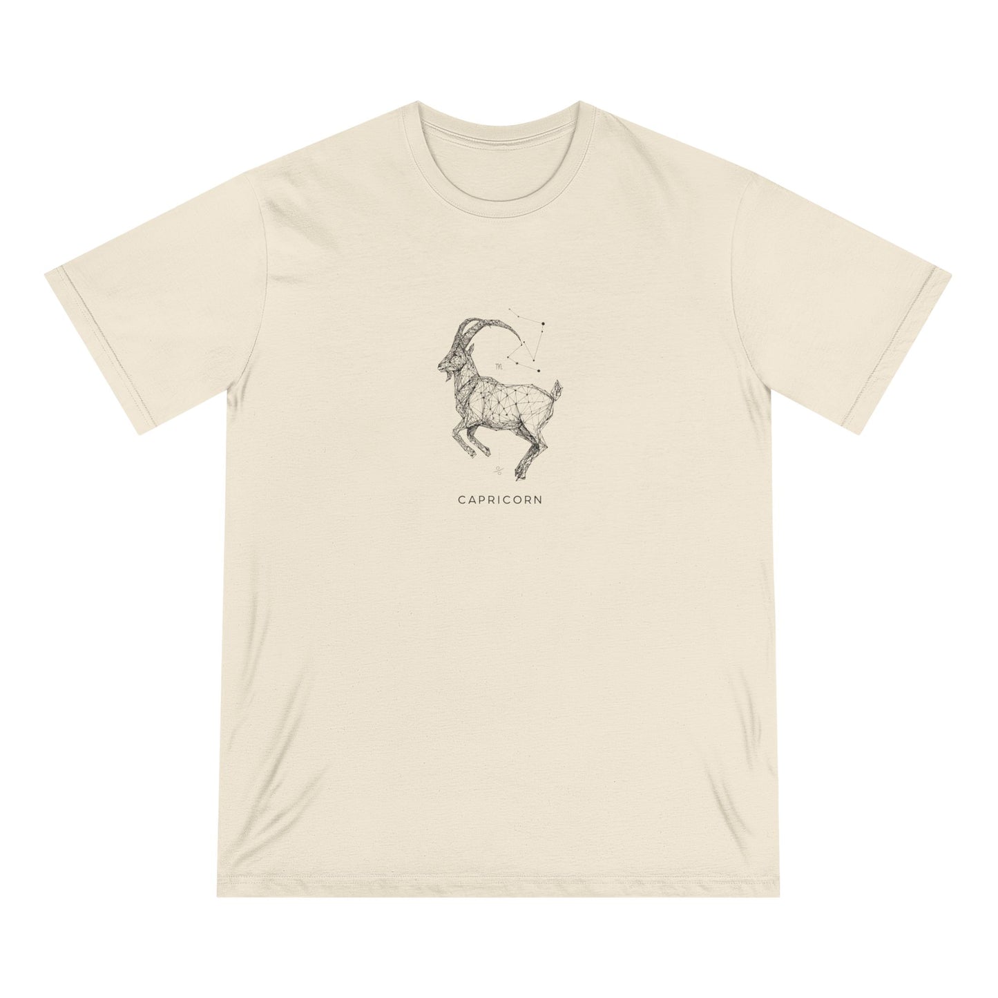 Whimsical Goat Organic T-Shirt, Eco-Friendly Tee, Nature Lover Gift, Casual Wear, Perfect for Earth Day, Animal Enthusiast Apparel