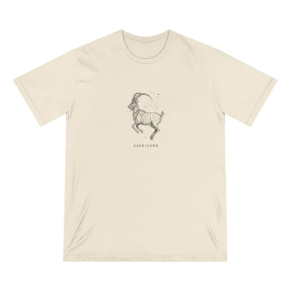 Whimsical Goat Organic T-Shirt, Eco-Friendly Tee, Nature Lover Gift, Casual Wear, Perfect for Earth Day, Animal Enthusiast Apparel