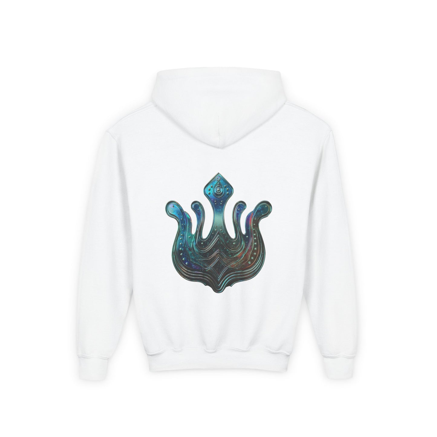 Air Element Aquarius Youth Hoodie | ♒ Rebel Flow | Psychedelic Zodiac Sweatshirt