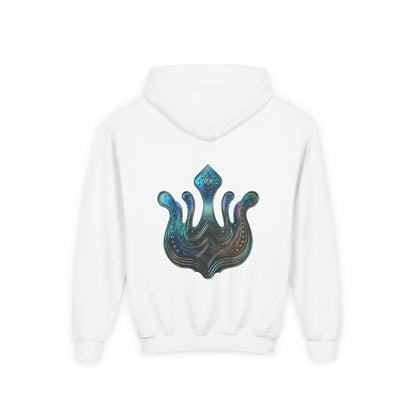 Air Element Aquarius Youth Hoodie | ♒ Rebel Flow | Psychedelic Zodiac Sweatshirt