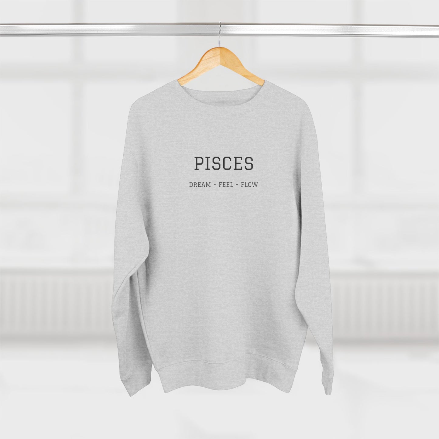 Pisces Crewneck Sweatshirt — Dream Feel Flow Zodiac Pullover