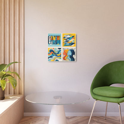 Gemini Metal Wall Art Sign, Zodiac Decor, Astrology Home Decor, Unique Gift for Gemini, Personalized Astrological Sign