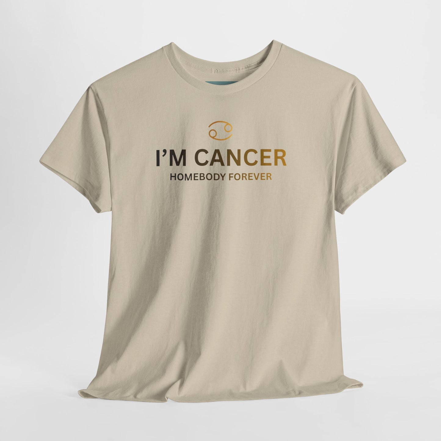 Cancer Zodiac Homebody Forever Tee | Astrology Moon Graphic T-Shirt