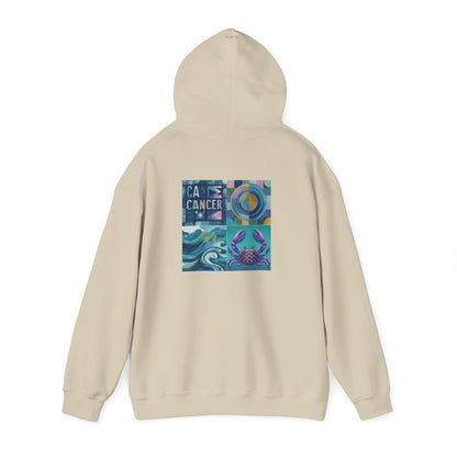 Cancer Awareness Hooded Sweatshirt, Unisex Hoodie, Supportive Gift, Comfortable Sweatshirt, Empowerment Apparel, Zodiac Print