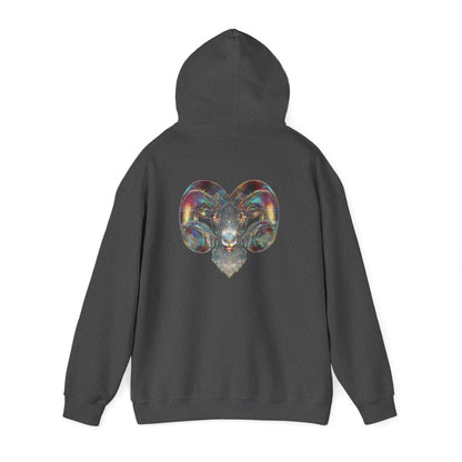 Customisable Aries Hoodie: Fearless Energy Sweatshirt for Astrology Lovers, Celestial Gift, Astrology Apparel, Cozy Hooded Sweatshirt, Zodiac Fashion