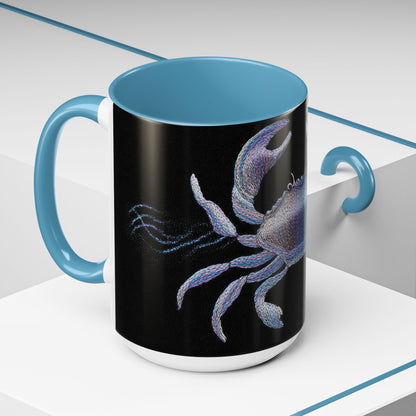 Mug, Cancer Zodiac Coffee Cup, Horoscope Tea Mug, Astrology Gift, Constellation Design, Birthday Present, Ceramic Mug