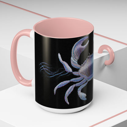 Mug, Cancer Zodiac Coffee Cup, Horoscope Tea Mug, Astrology Gift, Constellation Design, Birthday Present, Ceramic Mug