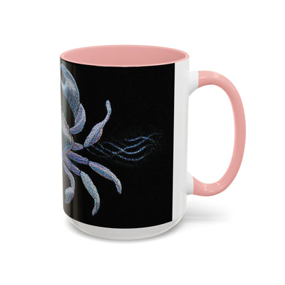 Mug, Cancer Zodiac Coffee Cup, Horoscope Tea Mug, Astrology Gift, Constellation Design, Birthday Present, Ceramic Mug