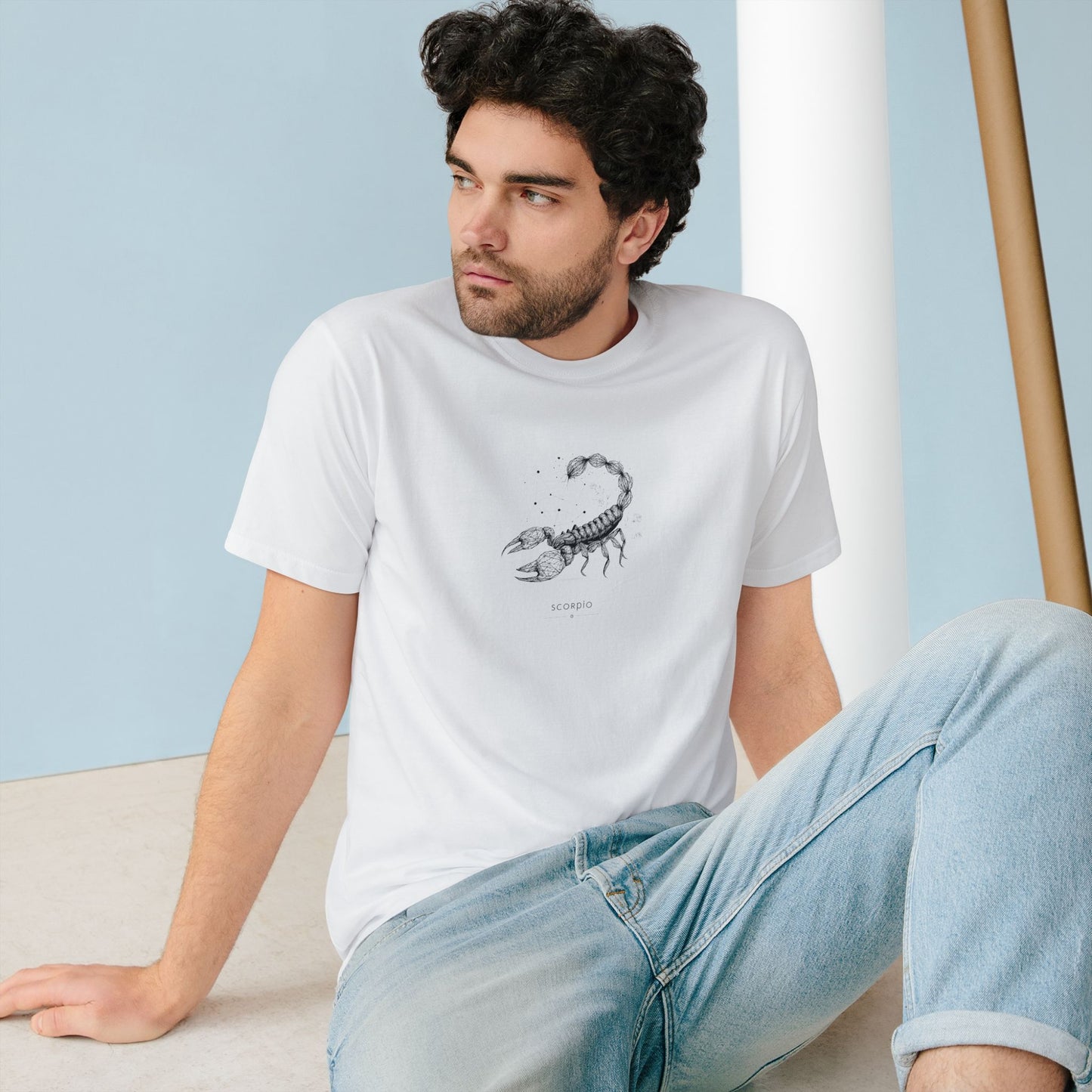 Scorpion Organic T-Shirt - Nature Lover's Apparel, Eco-Friendly Gift, Birthday Present, Casual Wear, Unique Design