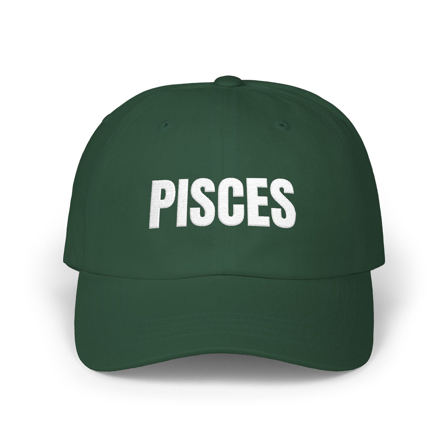 Pisces Dad Cap — Embroidered Zodiac Baseball Hat