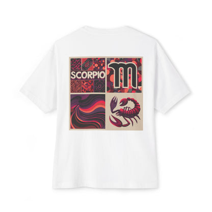 Scorpio Zodiac Boxy Tee, Unisex Graphic Tee, Astrology Shirt, Horoscope T-Shirt, Gift for Scorpio, Astrology Lover Tee