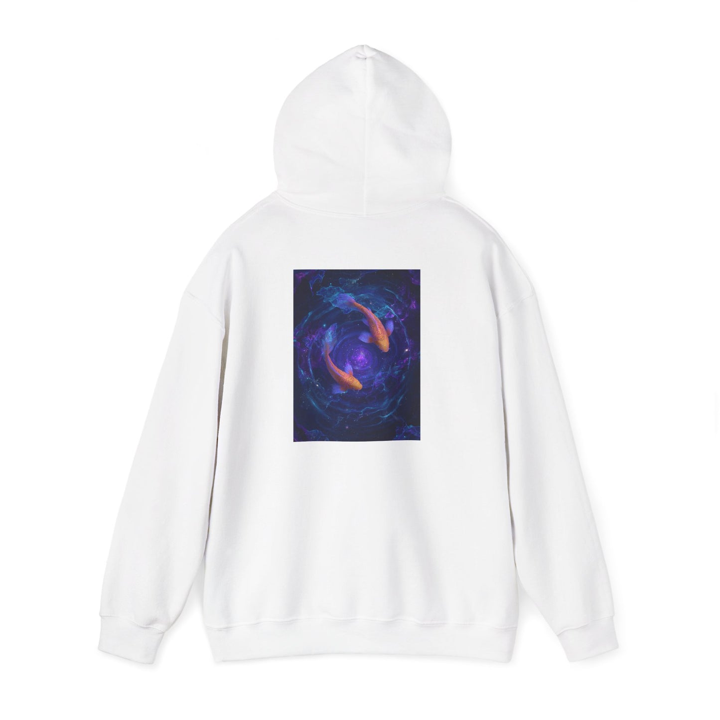 Pisces Water Element Galaxy Koi Hoodie - Zodiac Dreamer Pullover, Astrology Gift, Celestial Fish Design