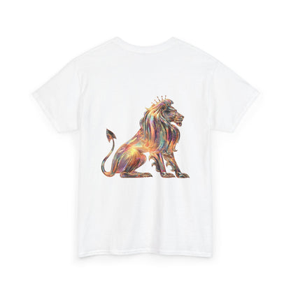 Fire Element Leo Unisex Tee | ♌ Brave Heart | Psychedelic Zodiac Shirt