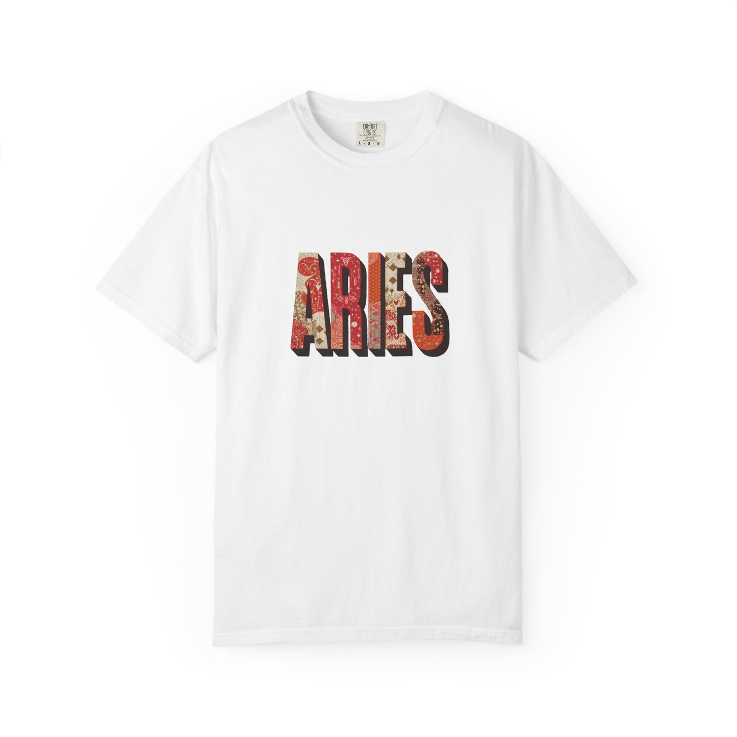 Aries Inspired Unisex Garment-Dyed T-Shirt | Astrology Gift, Zodiac Tee, Birthday Apparel, Horoscope Shirt