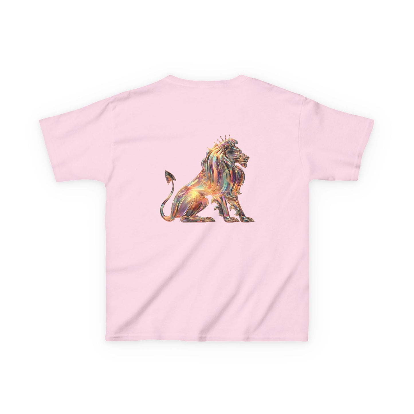 Fire Element Leo Kids Tee | ♌ Brave Heart | Psychedelic Youth Shirt