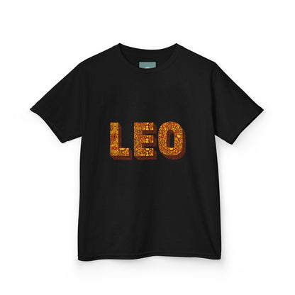 Leo Kids Cotton Tee - Perfect for Birthdays, Astrology Lovers, Gift for Leo Season, Zodiac Tops, Fun Kids Apparel