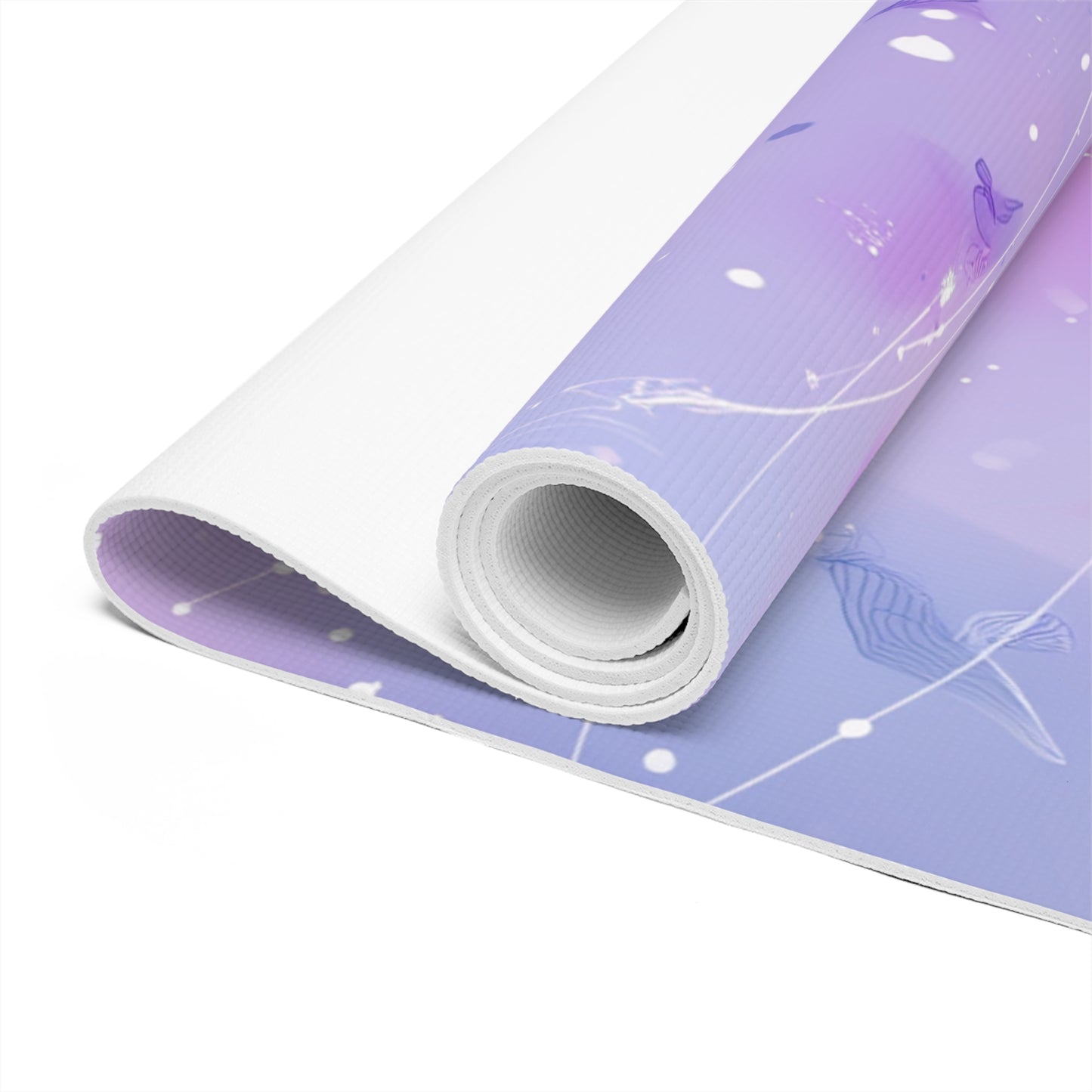Dreamy Cosmic Foam Yoga Mat - Perfect for Meditation, Yoga, Home Decor, Fitness, Gift for Her