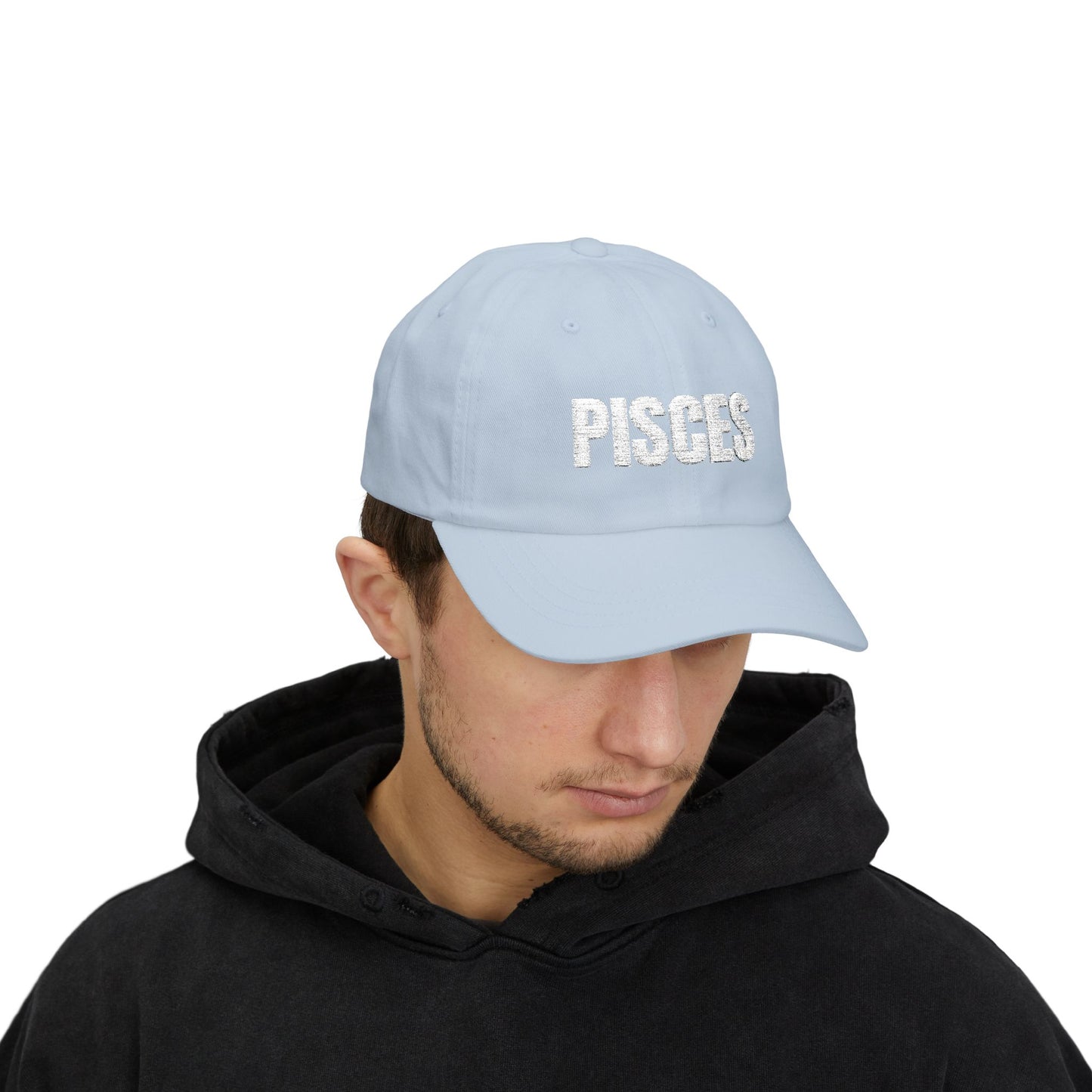 Pisces Dad Cap — Embroidered Zodiac Baseball Hat