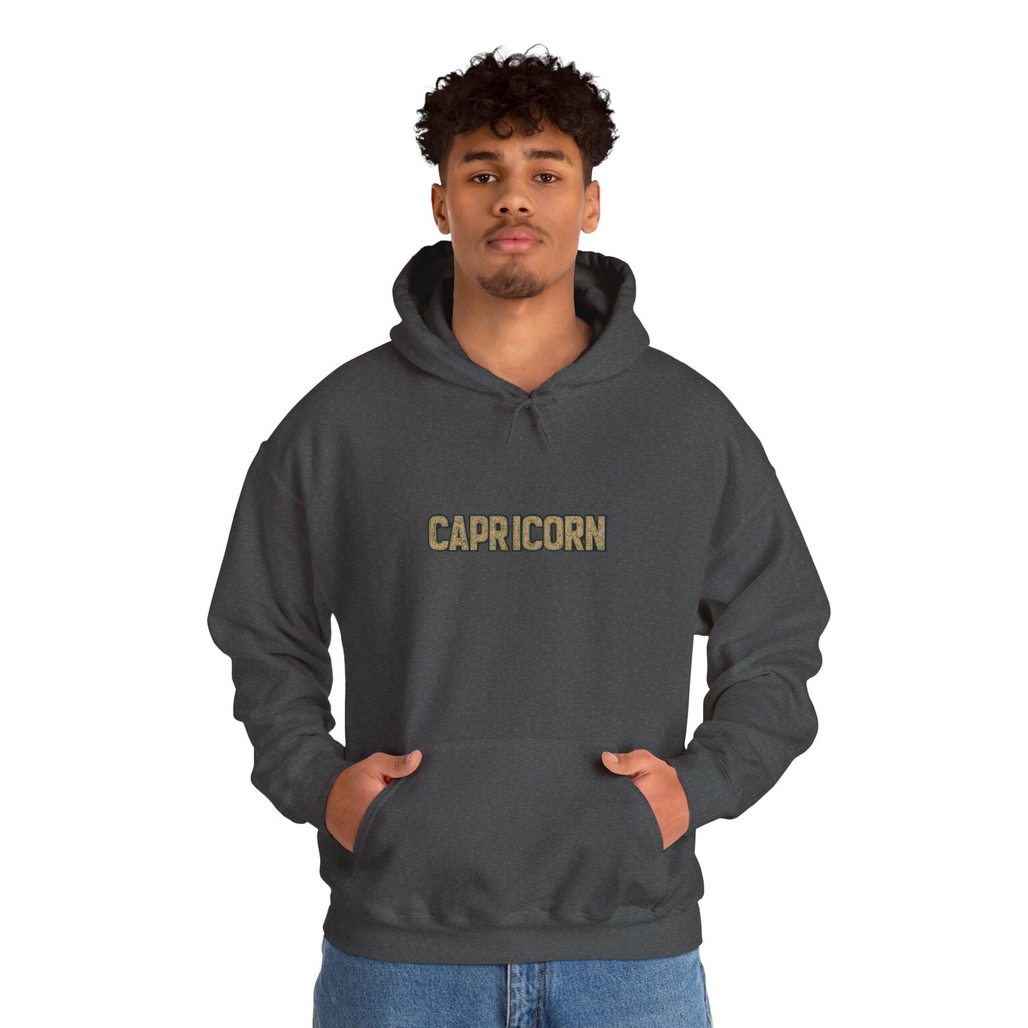 Capricorn Zodiac Hoodie - Unisex Heavy Blend™ with Stylish Astrology Art, Perfect Gift for Birthdays, Astrology Lovers, Cozy Fashion