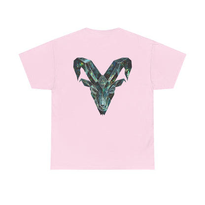 Earth Element Capricorn Unisex Tee | ♑ Mountain Ram | Psychedelic Zodiac Shirt