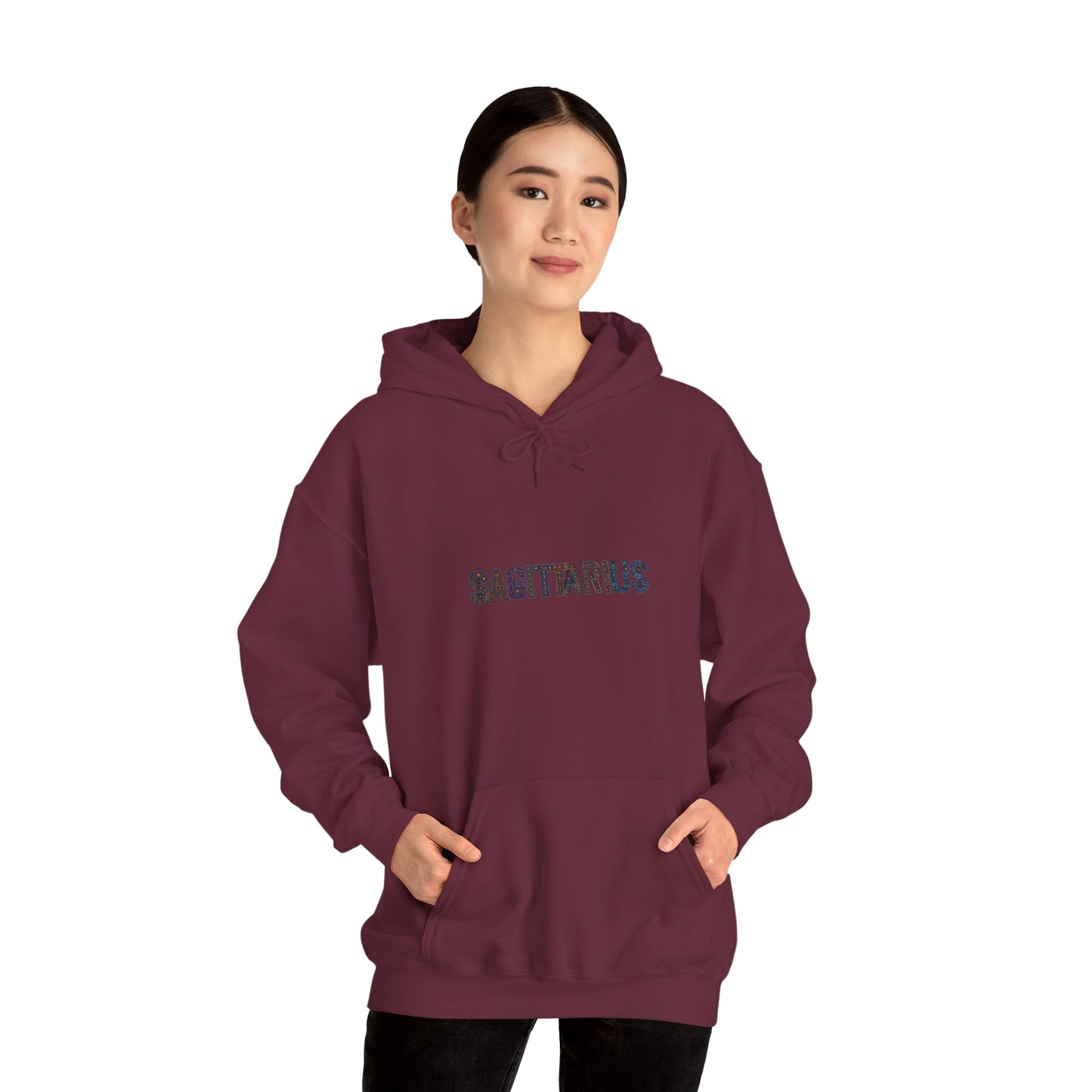 Sagittarius Retro Hooded Sweatshirt - Astrology Gift, Zodiac Apparel, Unisex Hoodie, Cozy Fashion, Horoscope Merchandise