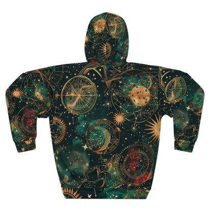 Celestial Pattern Unisex Pullover Hoodie