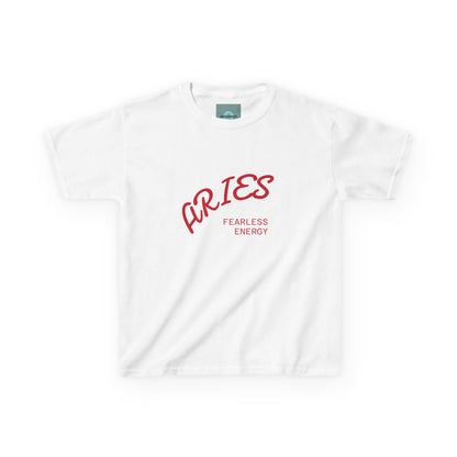 Aries Kids Tee - Fearless Energy, Astrology Shirt, Birthday Gift, Zodiac Sign Apparel, Cute Graphic Tee