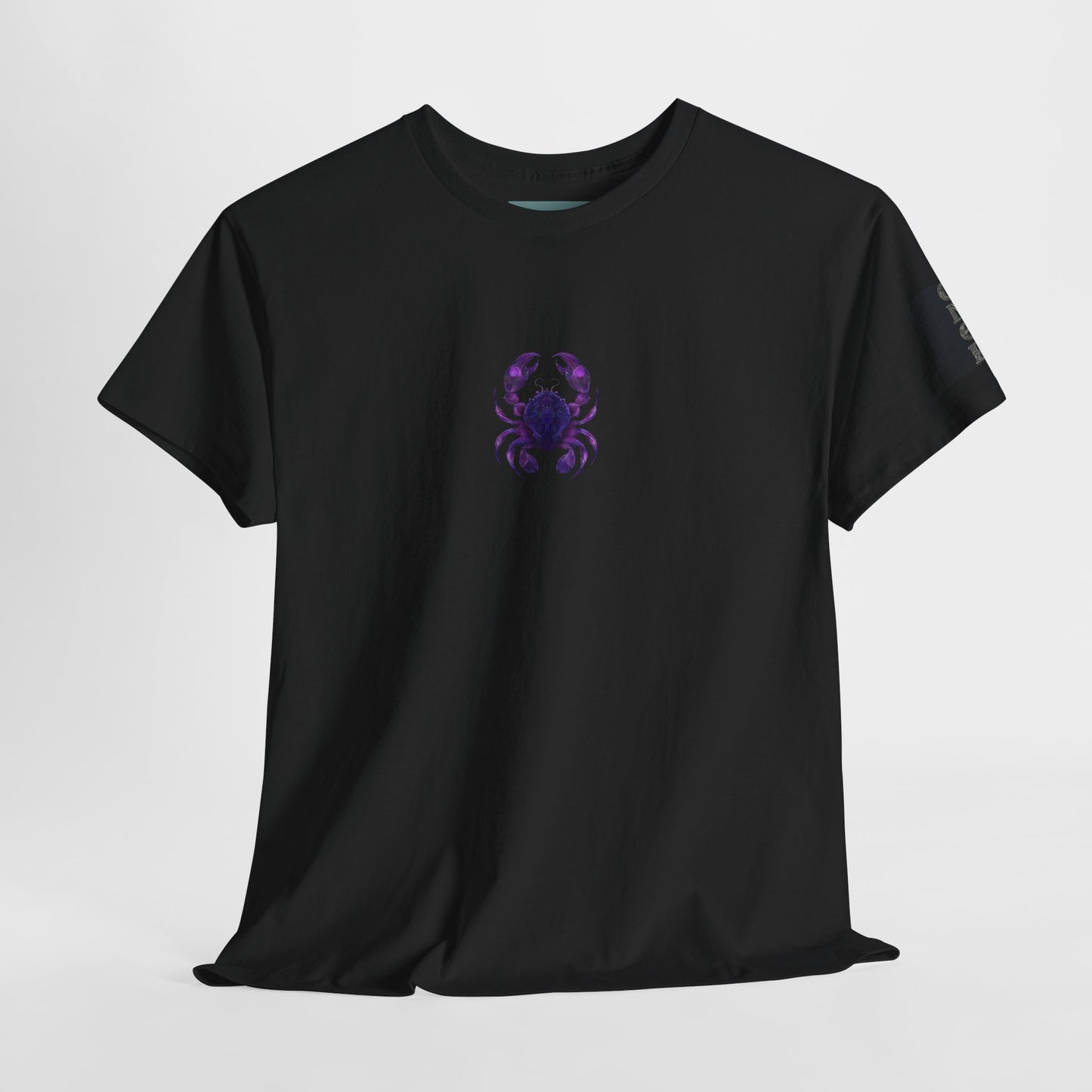 Cancer Zodiac Unisex Tee with Sleeve Design