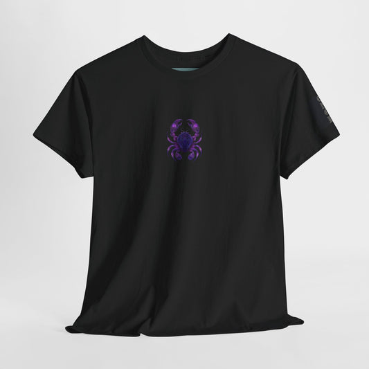 Cancer Zodiac Unisex Tee with Sleeve Design