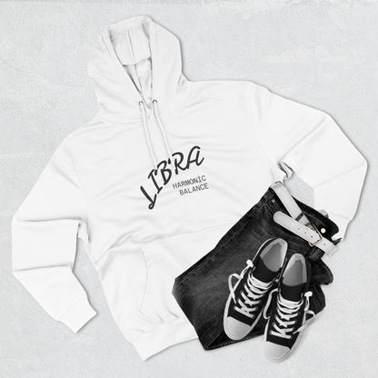 Air Element Libra Fleece Hoodie | ♎ Harmony Scales | Psychedelic Zodiac Sweatshirt