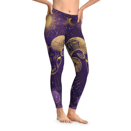 Aries Zodiac Leggings