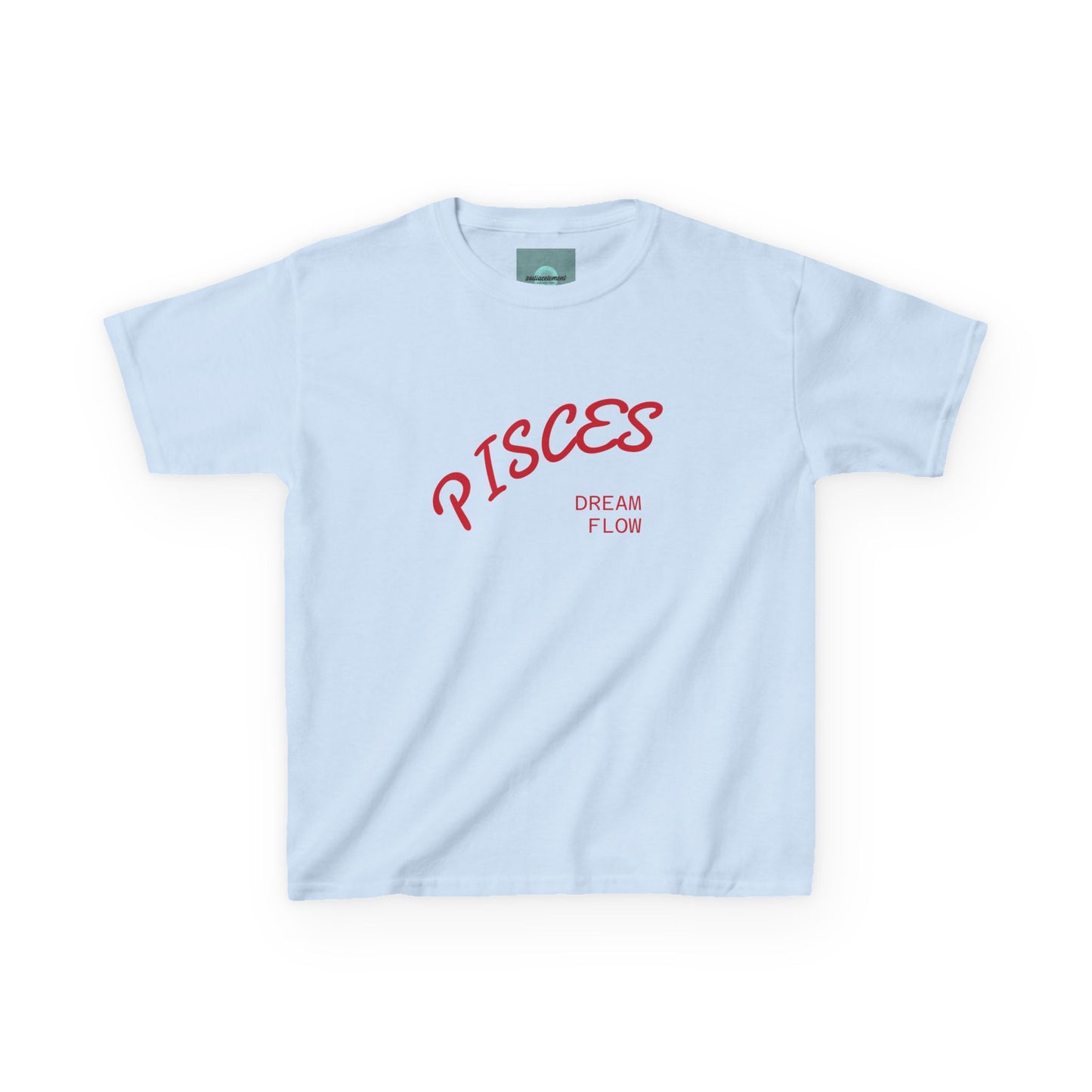 Water Element Pisces Kids Tee | ♓ Dream Flow | Psychedelic Youth Shirt