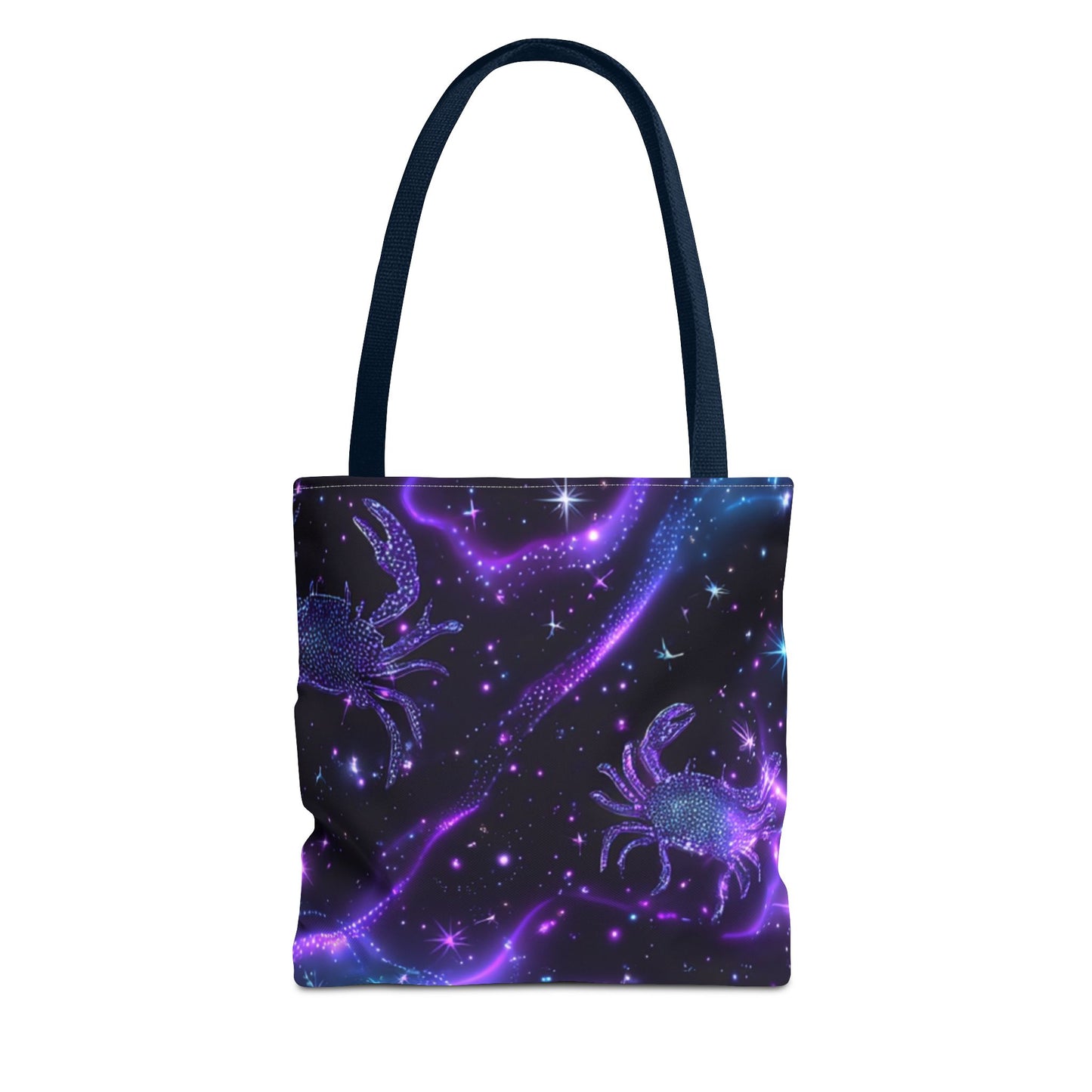Water Element Cancer Tote Bag | ♋ Cosmic Crab | Psychedelic Shopping Bag