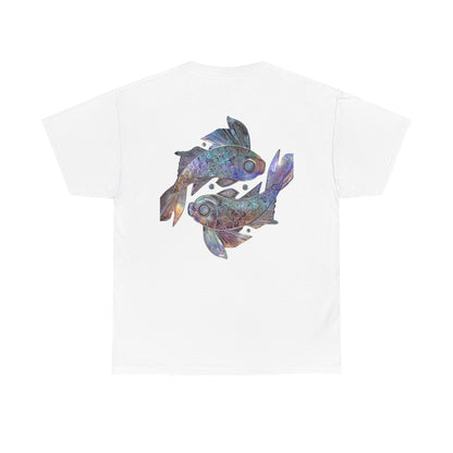 Water Element Pisces Unisex Tee | ♓ Dream Flow | Psychedelic Zodiac Shirt