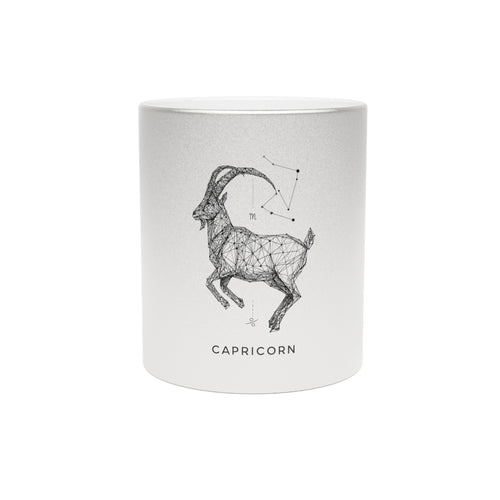 Capricorn Metallic Mug - Stylish Astrology Beverage Cup, Silver and Gold Zodiac Gift, Celestial Coffee Mug, Horoscope Lover's Present, [...]