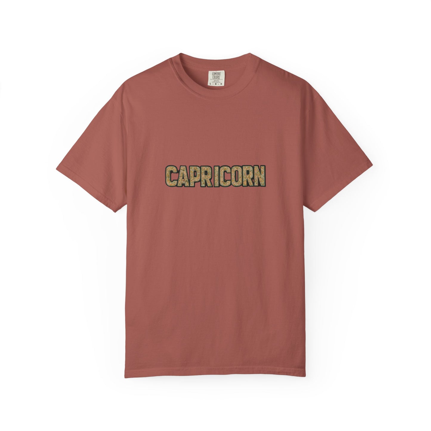 Capricorn Garment-Dyed T-Shirt, Zodiac Sign Tee, Astrology Gift, Unisex Shirt, Birthday Gift, Casual Wear