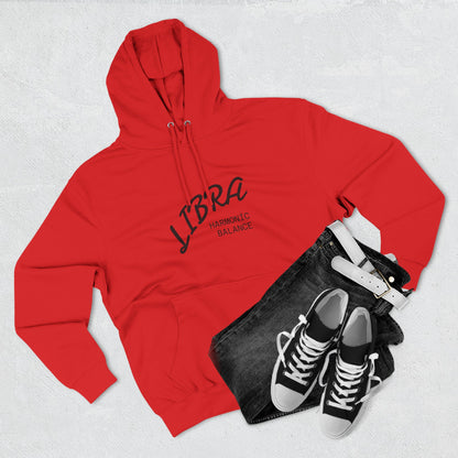 Air Element Libra Fleece Hoodie | ♎ Harmony Scales | Psychedelic Zodiac Sweatshirt