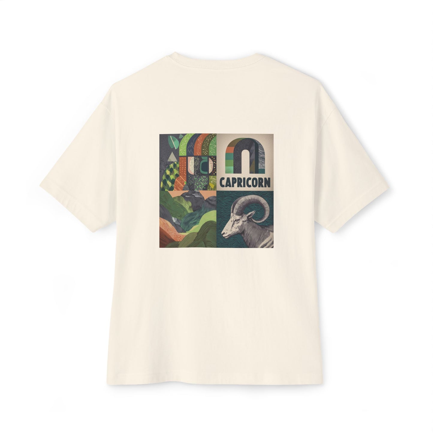 Capricorn Graphic Oversized Tee | Stylish Unisex Shirt for Astrology Lovers, Birthday Gift, Cozy Fashion, Casual Outfit, Horoscope Merch