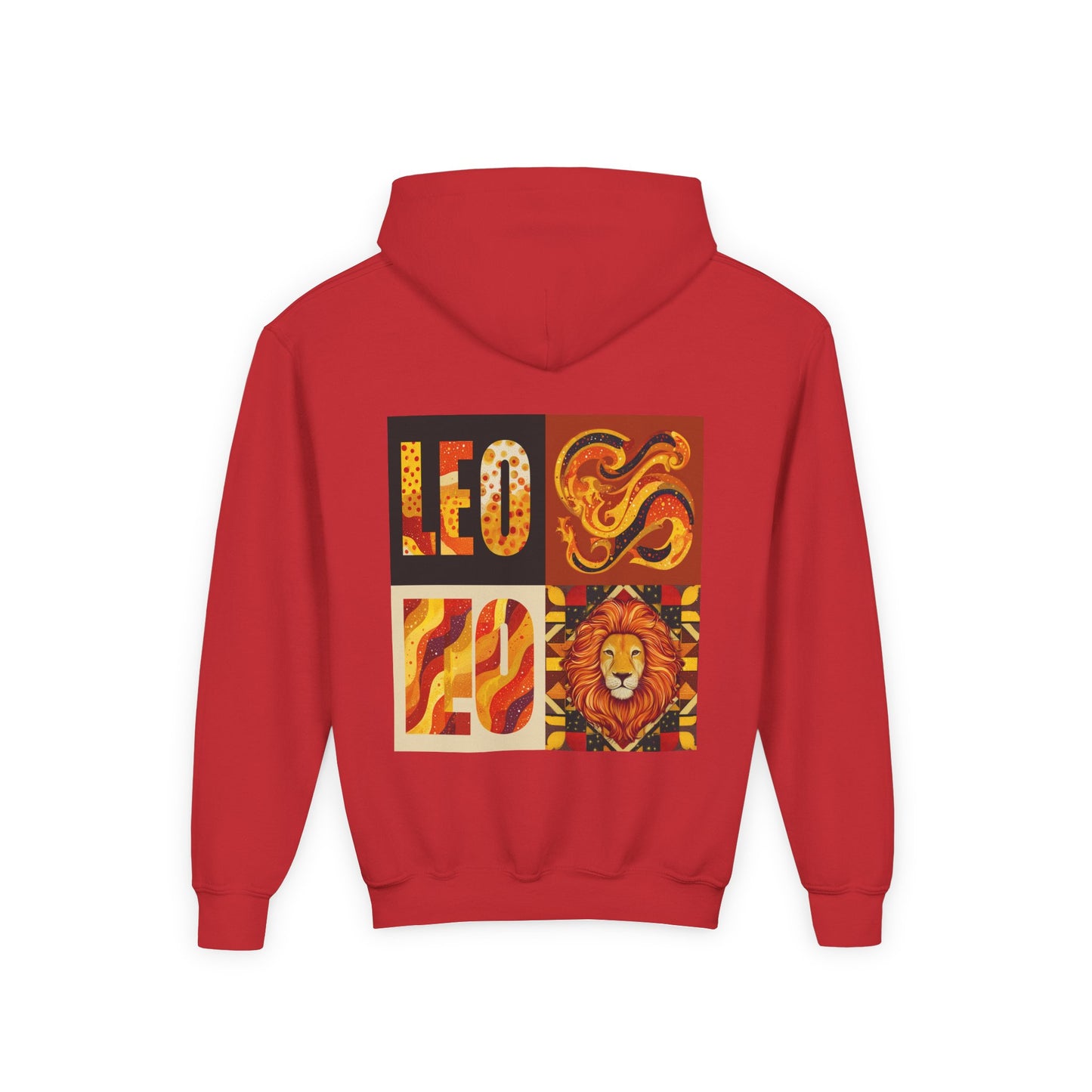 Leo Zodiac Hoodie, Astrology Sweatshirt, Custom Zodiac Gift, Leo Birthday Apparel, Youth Astrology Hoodie