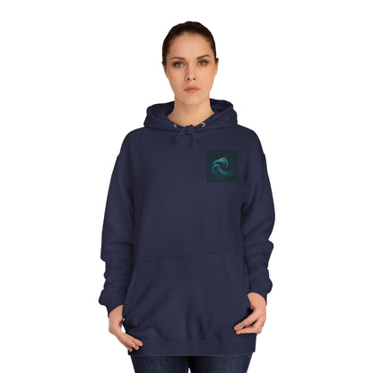 Water Element Cosmic Wave Unisex Hoodie - Elemental Flow Sweatshirt, Aquatic Energy Gift, Celestial Tide Design