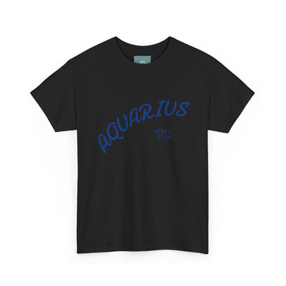Air Element Aquarius Unisex Tee | ♒ Rebel Flow | Psychedelic Zodiac Shirt