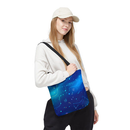 Celestial Tote Bag, Cosmic Tote, Universe Shopper, Astral Bag, Galaxy Gift, Starry Accessory