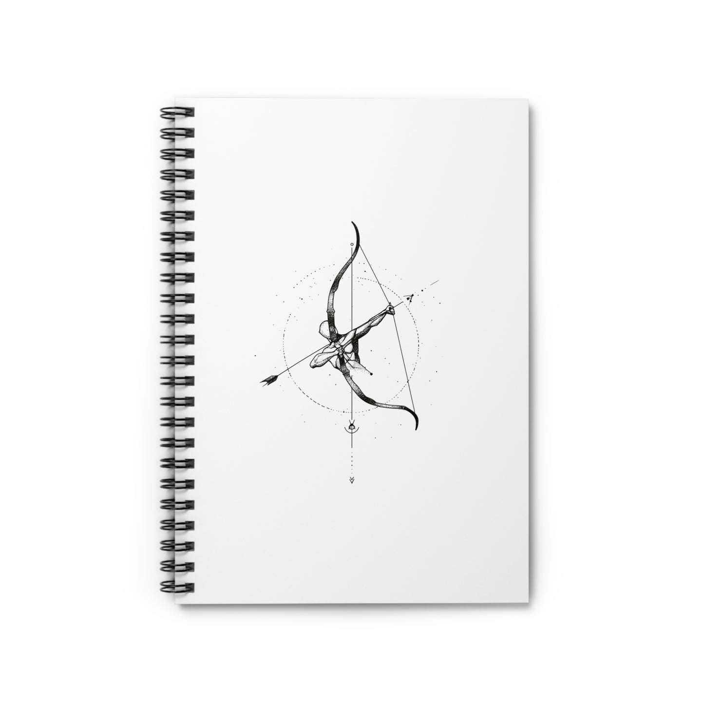 Archery-Inspired Spiral Notebook - Perfect for Journaling, Gift for Bow Enthusiasts, School Supplies, Creative Writing, And More
